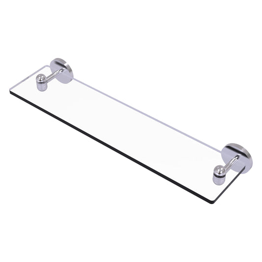 Allied Brass TA-1/22-SCH Tango 22" Satin Chrome Glass Shelf