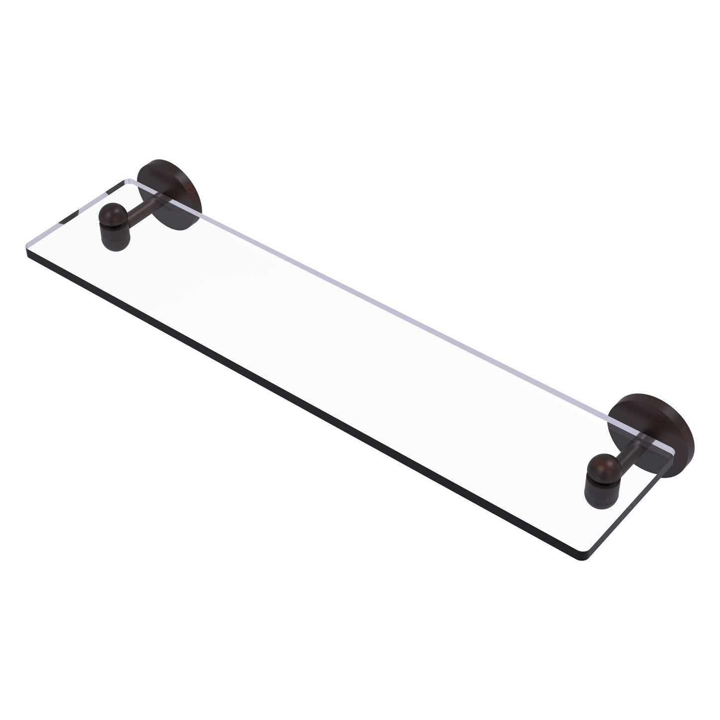 Allied Brass TA-1/22-VB Tango 22" Venetian Bronze Glass Shelf