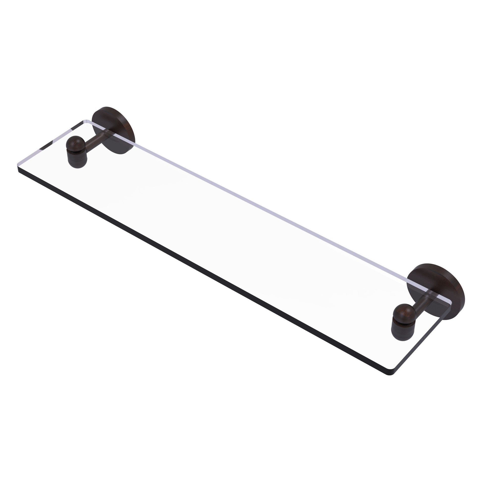 Allied Brass TA-1/22-VB Tango 22" Venetian Bronze Glass Shelf