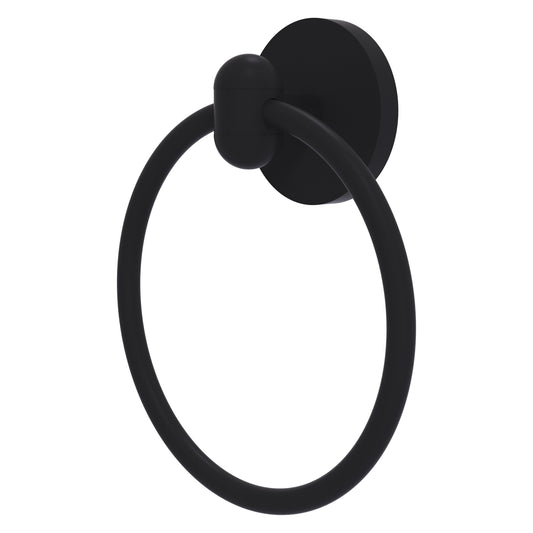 Allied Brass TA-16-BKM Tango Matte Black Towel Ring