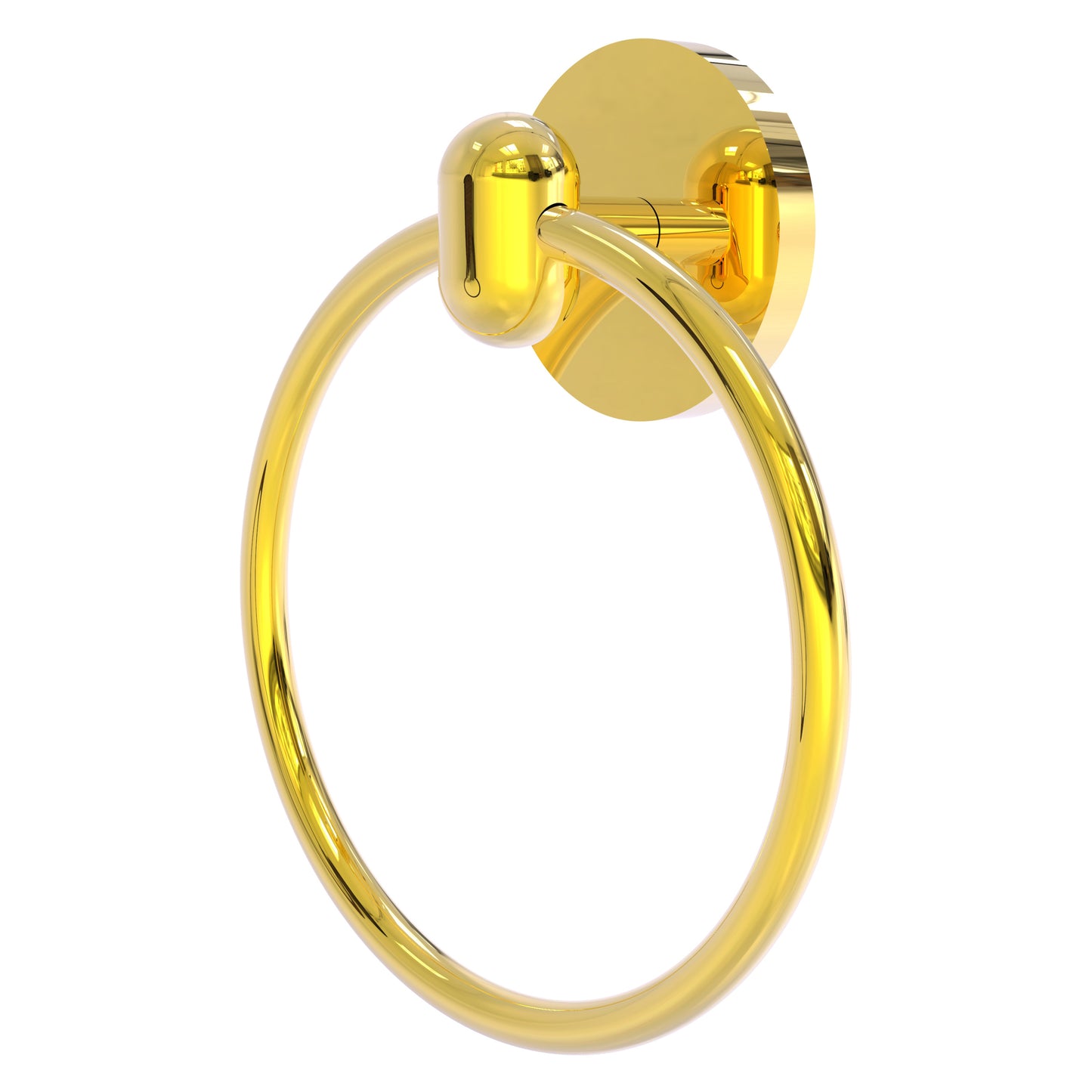 Allied Brass TA-16-PB Tango Polished Brass Towel Ring