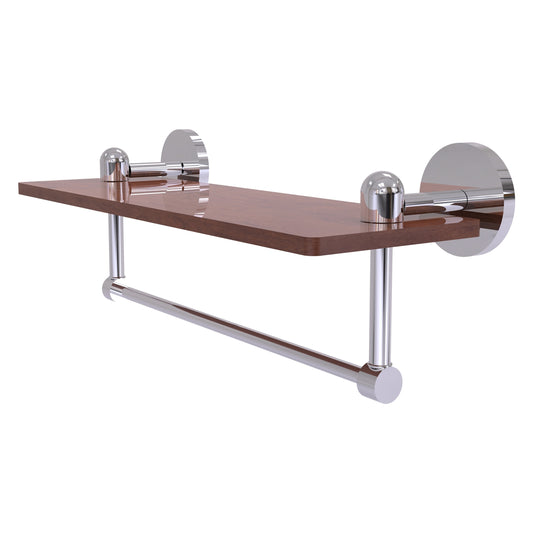 Allied Brass TA-1TB-16-IRW-PC Tango 16" Polished Chrome Ironwood Shelf
