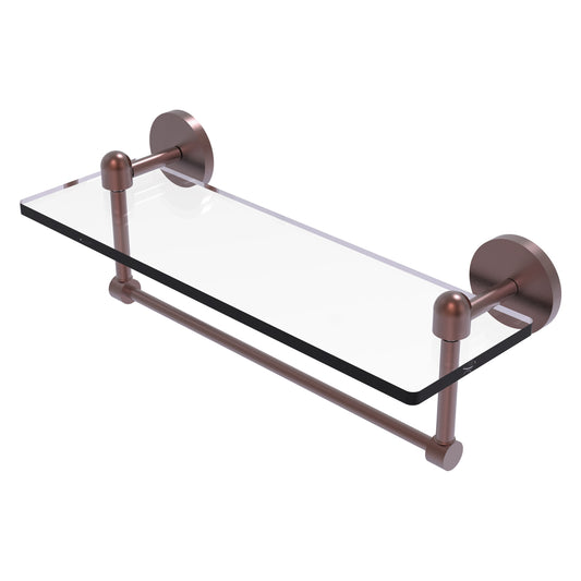 Allied Brass TA-1TB/16-CA Tango 16" Antique Copper Glass Shelf