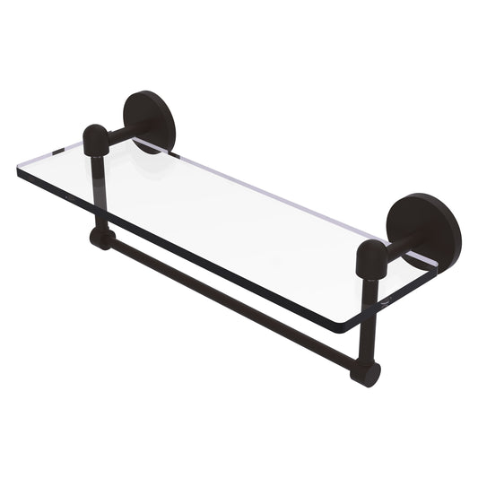 Allied Brass TA-1TB/16-ORB Tango 16" Oil Rubbed Bronze Glass Shelf