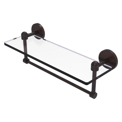 Allied Brass TA-1TB/16-VB Tango 16" Venetian Bronze Glass Shelf