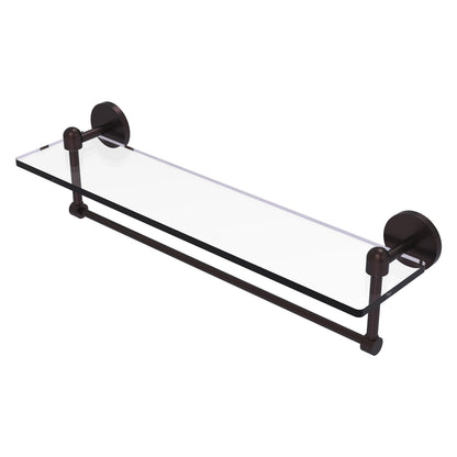 Allied Brass TA-1TB/22-ABZ Tango 22" Antique Bronze Glass Shelf