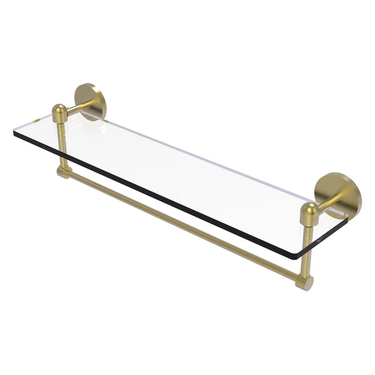 Allied Brass TA-1TB/22-SBR Tango 22" Satin Brass Glass Shelf