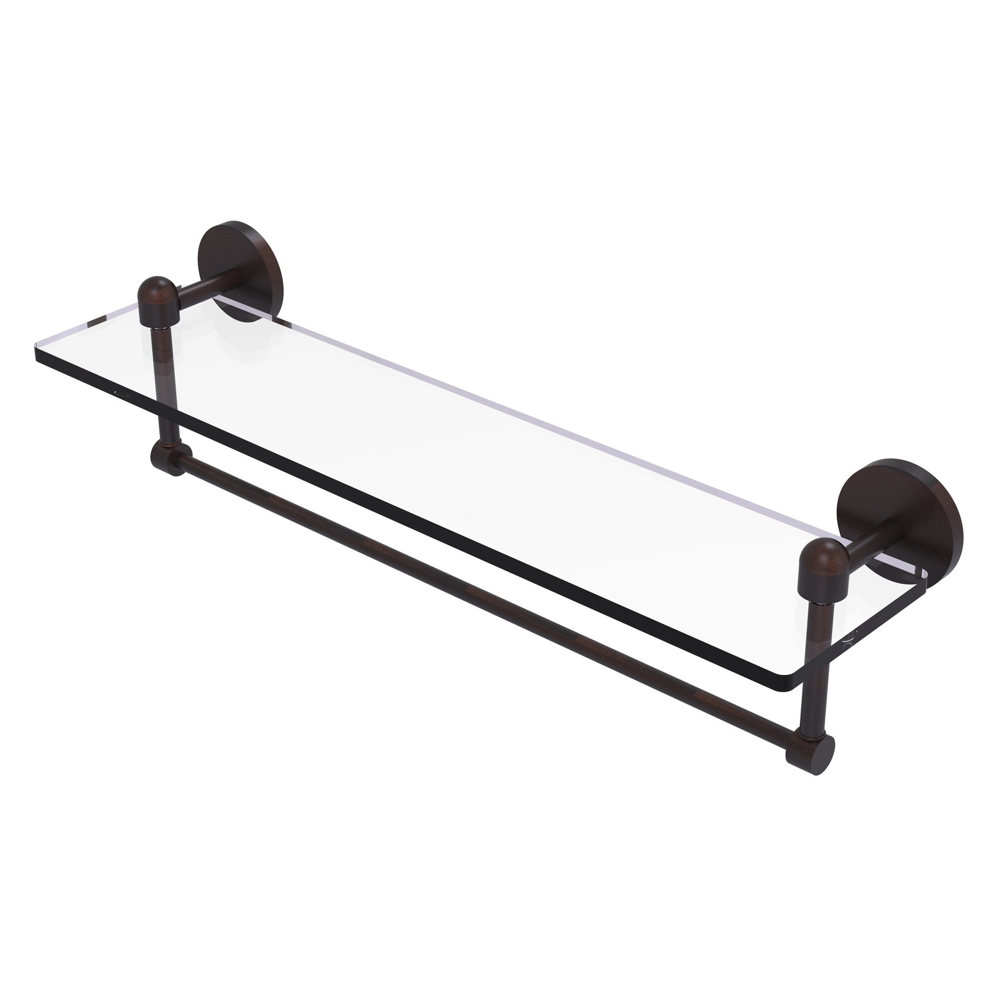 Allied Brass TA-1TB/22-VB Tango 22" Venetian Bronze Glass Shelf