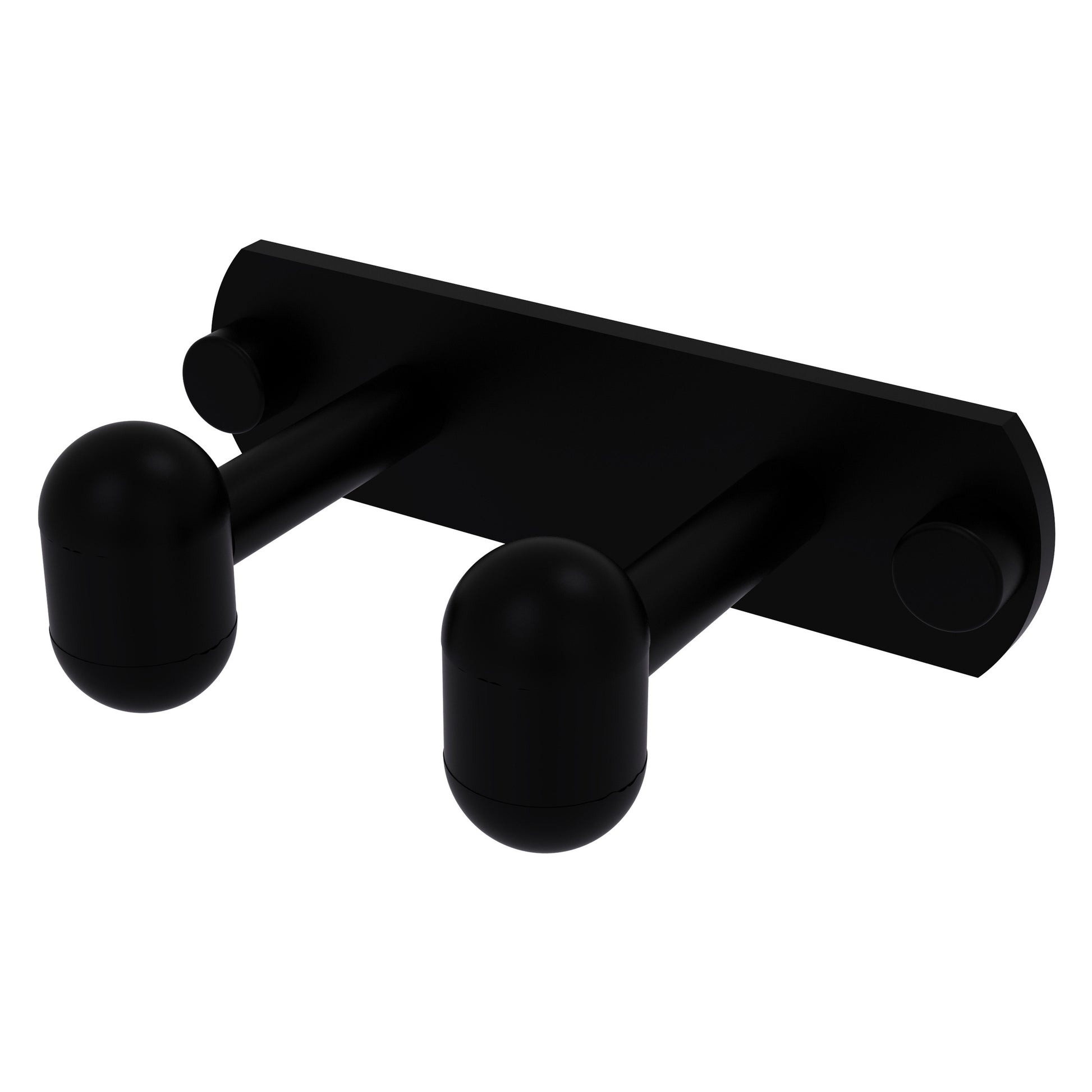 Allied Brass TA-20-2-BKM Tango 2-Position Matte Black Multi Hooks