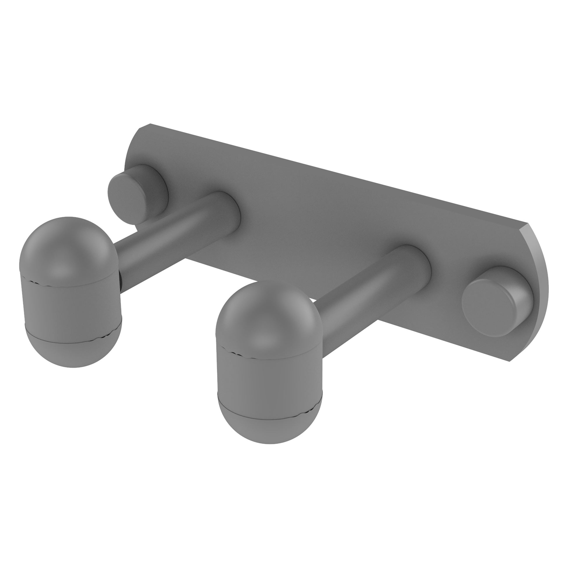 Allied Brass TA-20-2-GYM Tango 2-Position Matte Gray Multi Hooks
