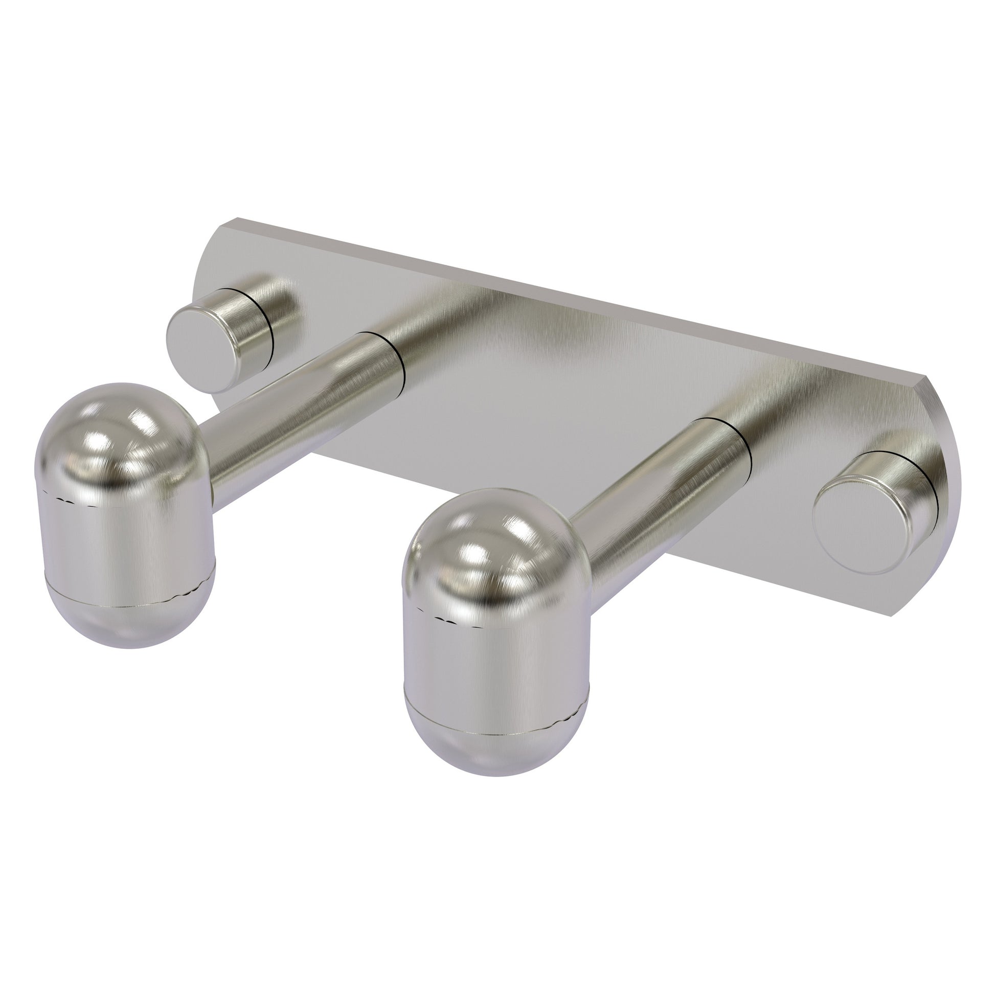 Allied Brass TA-20-2-SN Tango 2-Position Satin Nickel Multi Hooks