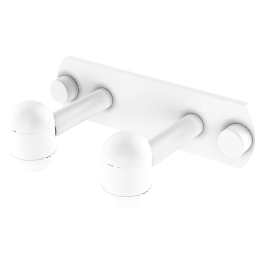 Allied Brass TA-20-2-WHM Tango 2-Position Matte White Multi Hooks