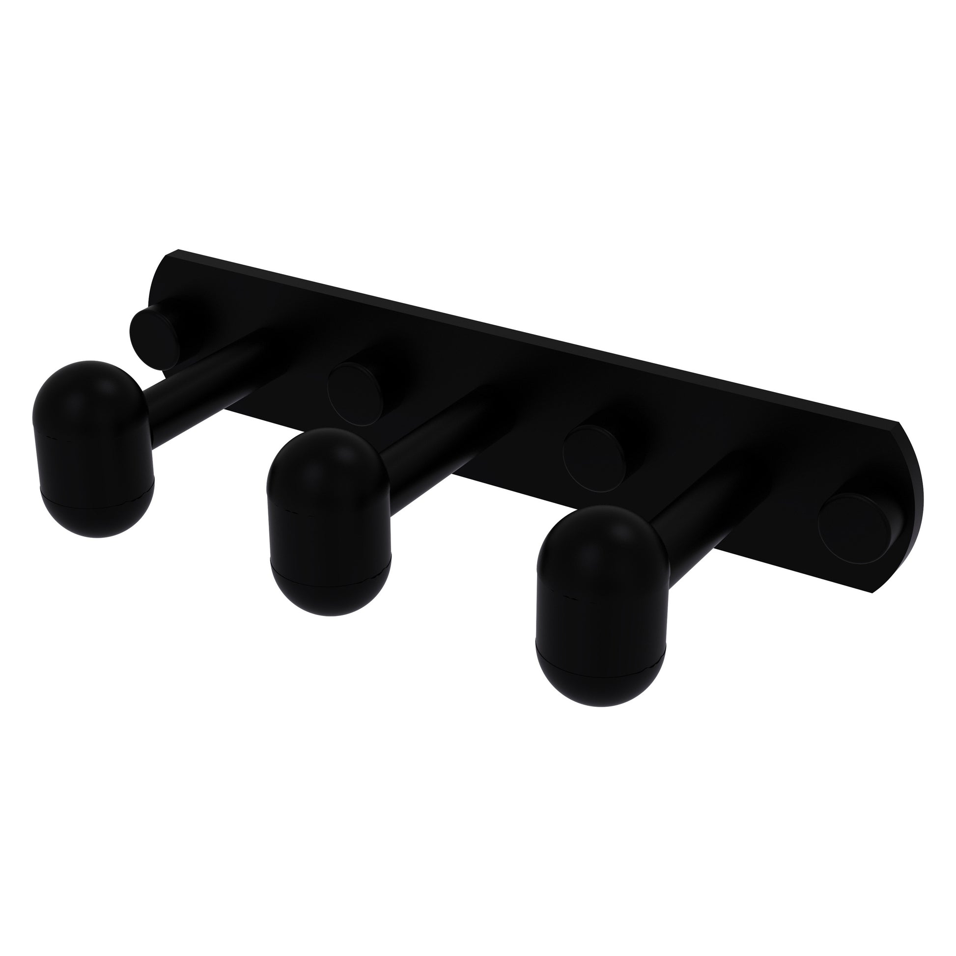 Allied Brass TA-20-3-BKM Tango 3-Position Matte Black Multi Hooks