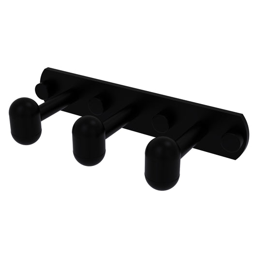 Allied Brass TA-20-3-BKM Tango 3-Position Matte Black Multi Hooks