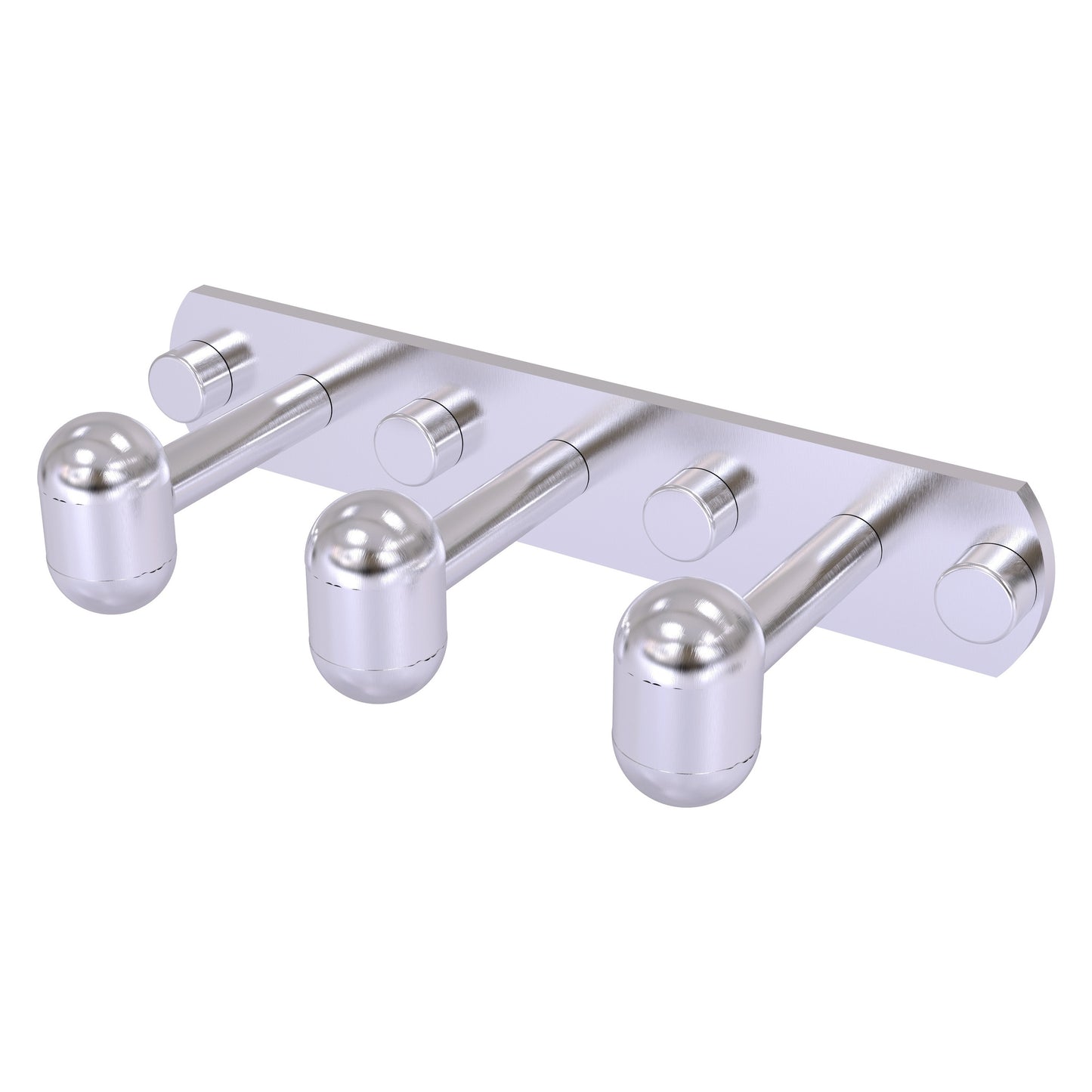 Allied Brass TA-20-3-SCH Tango 3-Position Satin Chrome Multi Hooks