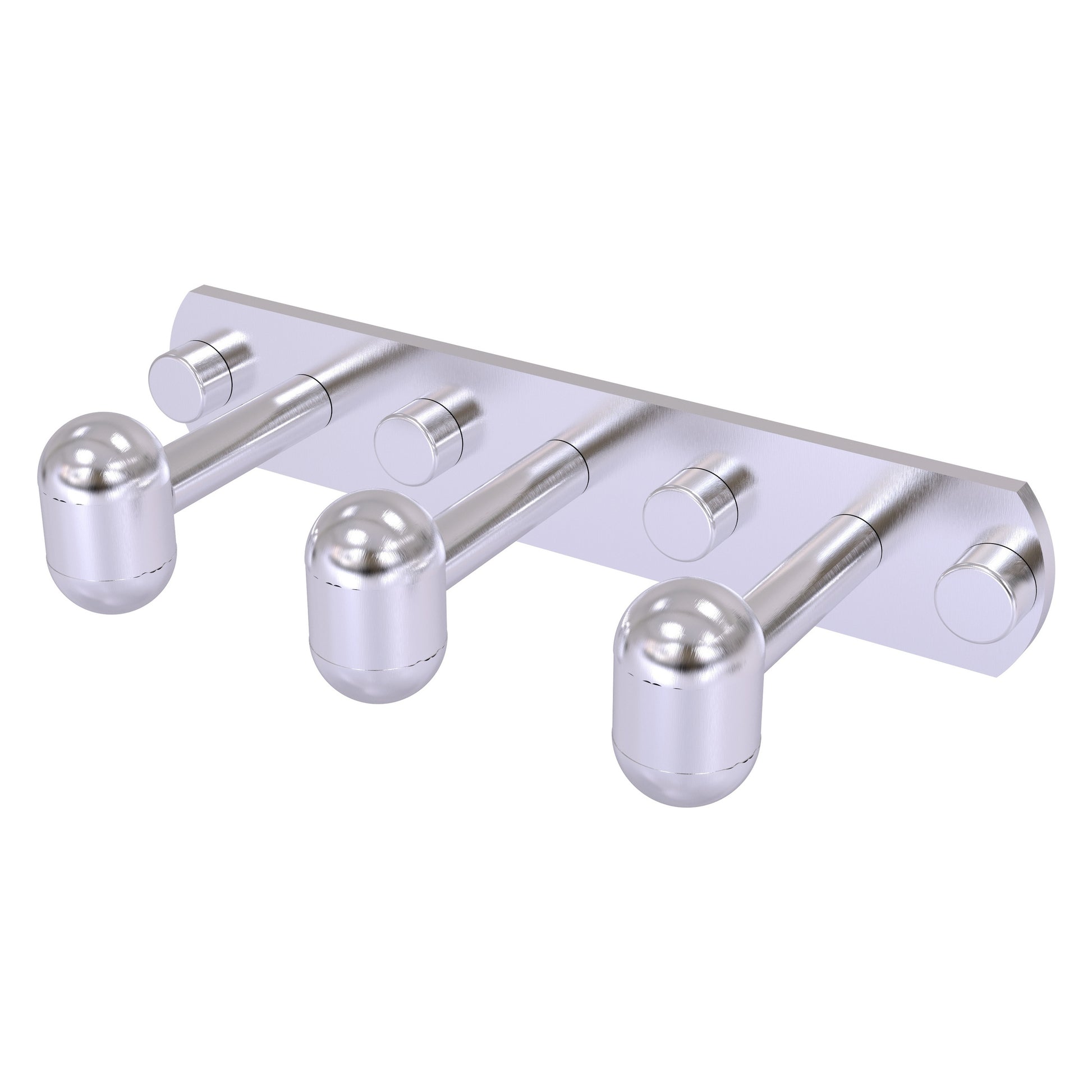 Allied Brass TA-20-3-SCH Tango 3-Position Satin Chrome Multi Hooks