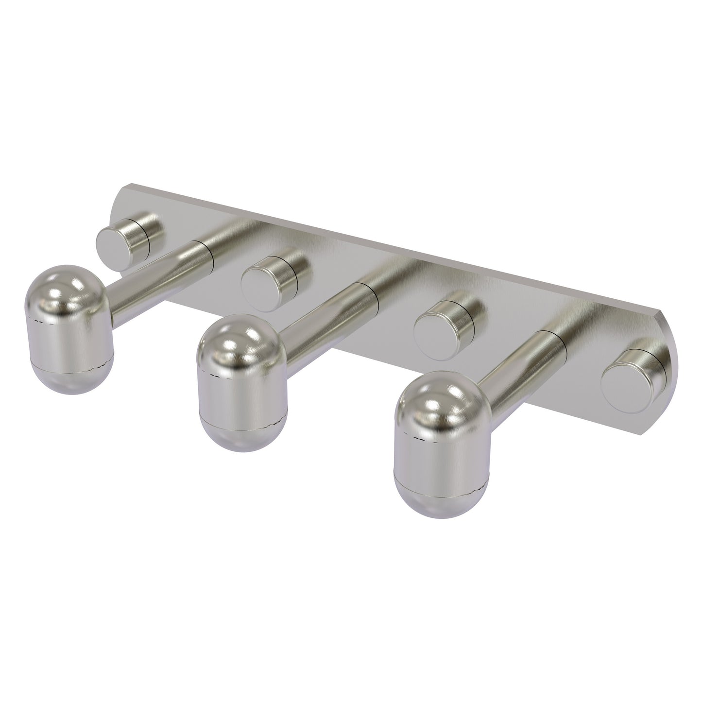 Allied Brass TA-20-3-SN Tango 3-Position Satin Nickel Multi Hooks