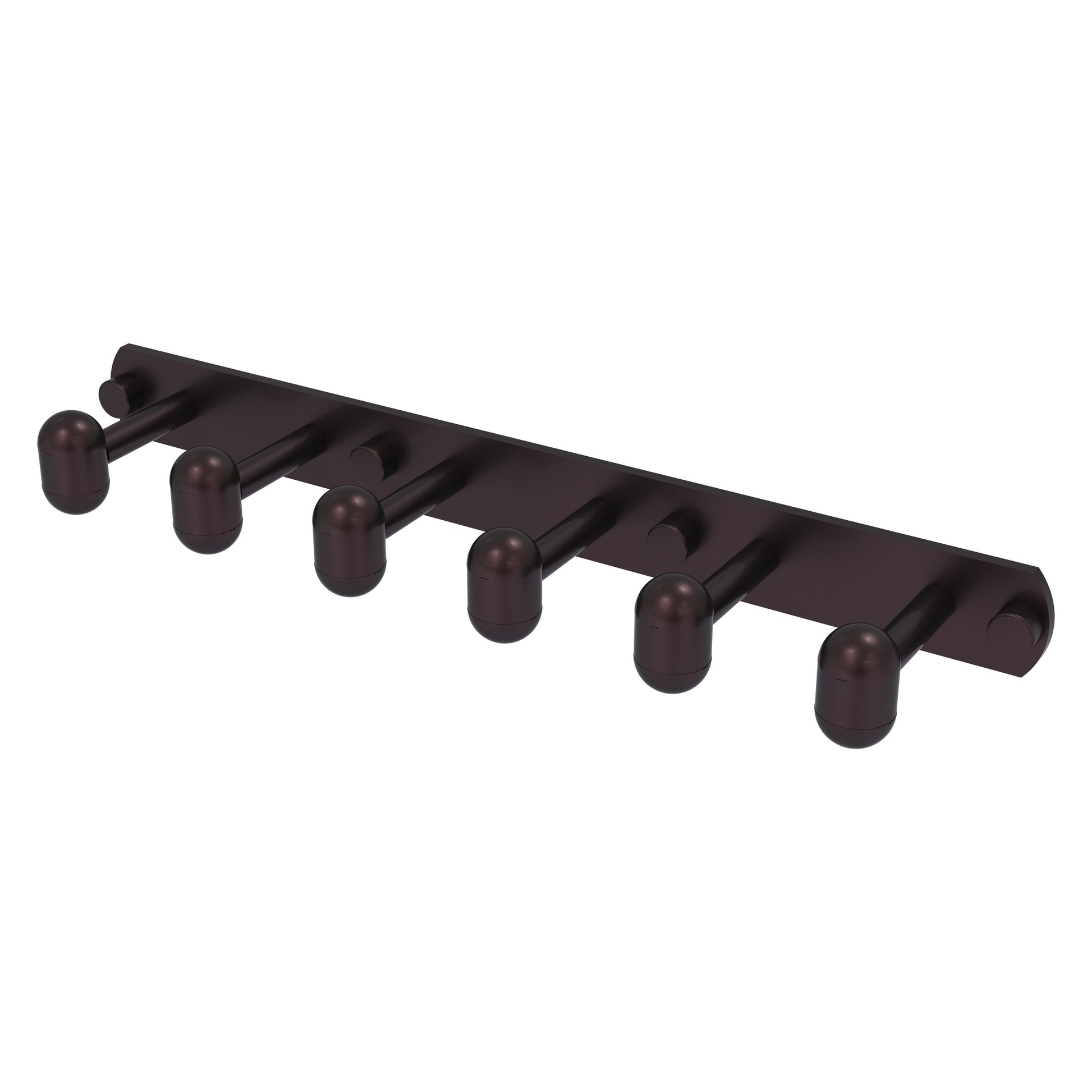 Allied Brass TA-20-6-ABZ Tango 6-Position Antique Bronze Tie and Belt Rack