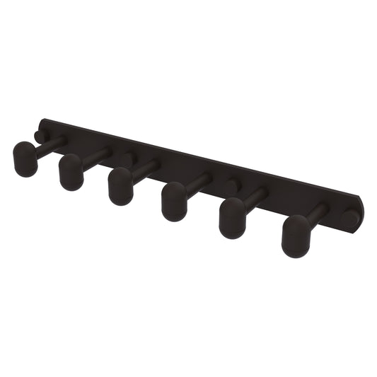 Allied Brass TA-20-6-ORB Tango 6-Position Oil Rubbed Bronze Tie and Belt Rack