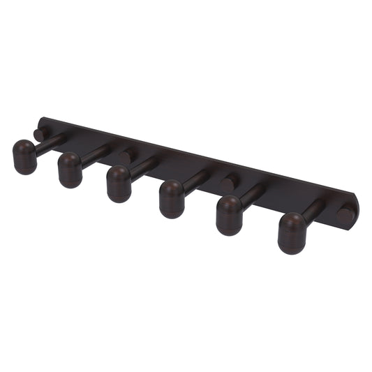 Allied Brass TA-20-6-VB Tango 6-Position Venetian Bronze Tie and Belt Rack