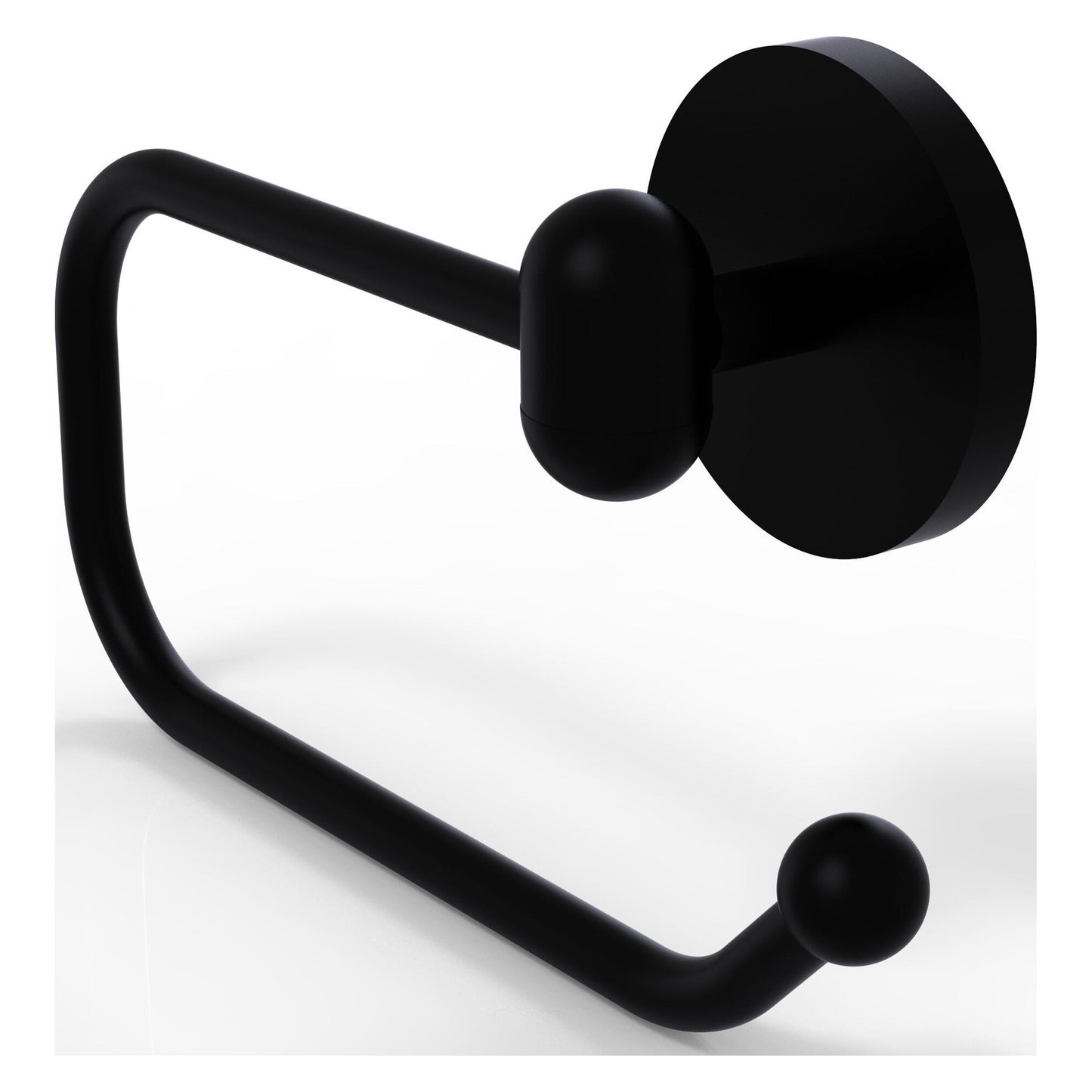 Allied Brass TA-24E-BKM Tango Matte Black Toilet Tissue Holder
