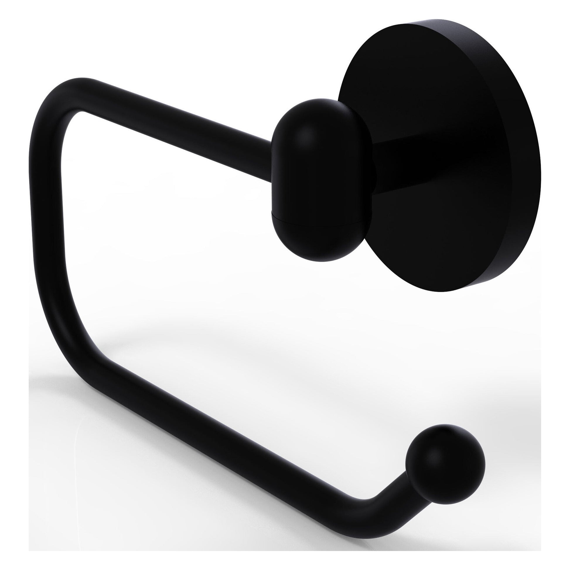 Allied Brass TA-24E-BKM Tango Matte Black Toilet Tissue Holder