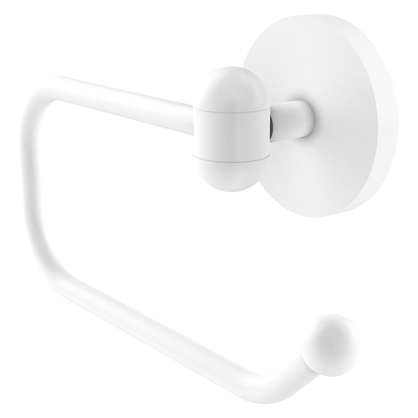 Allied Brass TA-24E-WHM Tango Matte White Toilet Tissue Holder
