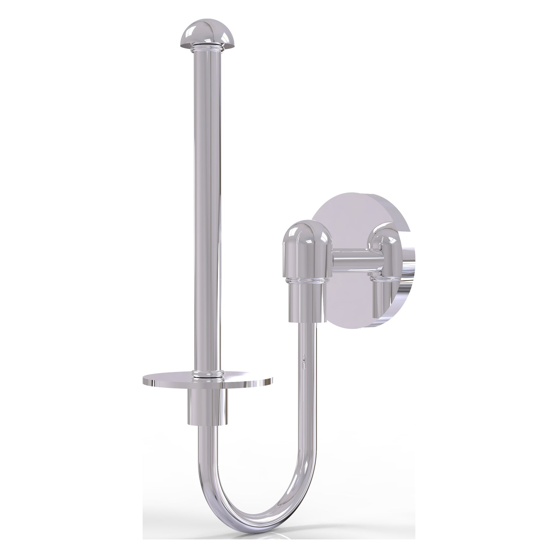 Allied Brass TA-24U-PC Tango Polished Chrome Upright Toilet Tissue Holder