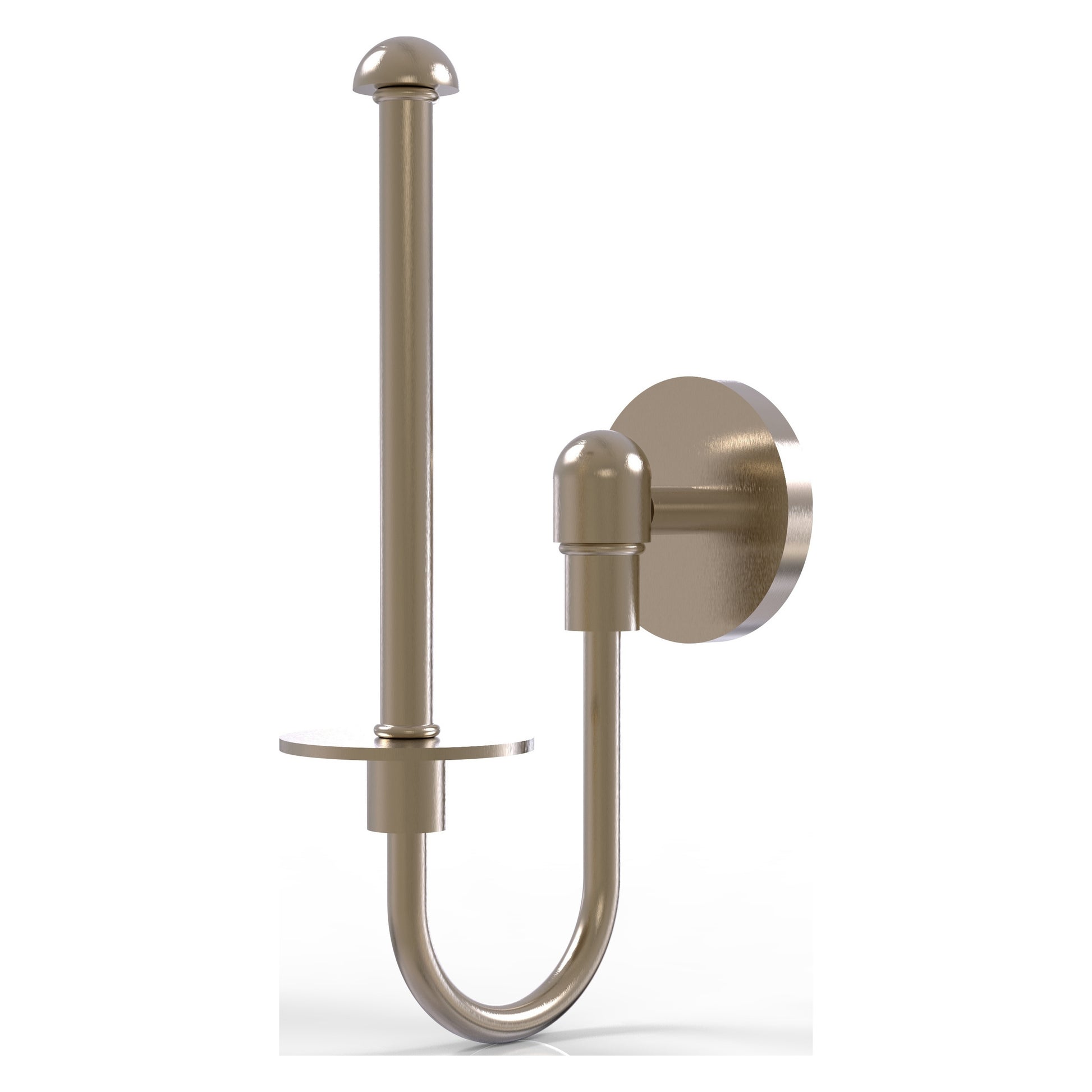 Allied Brass TA-24U-PEW Tango Antique Pewter Upright Toilet Tissue Holder