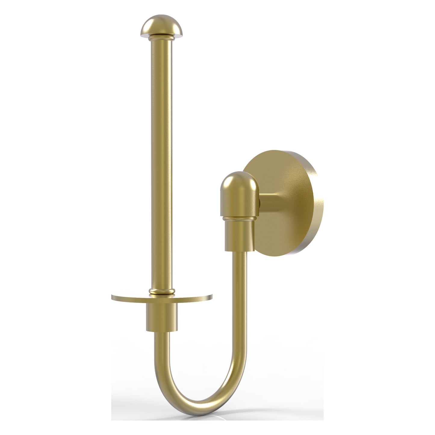Allied Brass TA-24U-SBR Tango Satin Brass Upright Toilet Tissue Holder