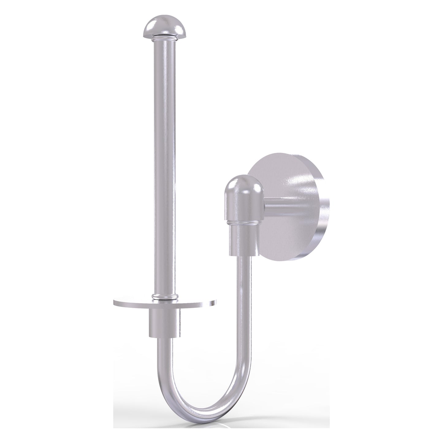 Allied Brass TA-24U-SCH Tango Satin Chrome Upright Toilet Tissue Holder