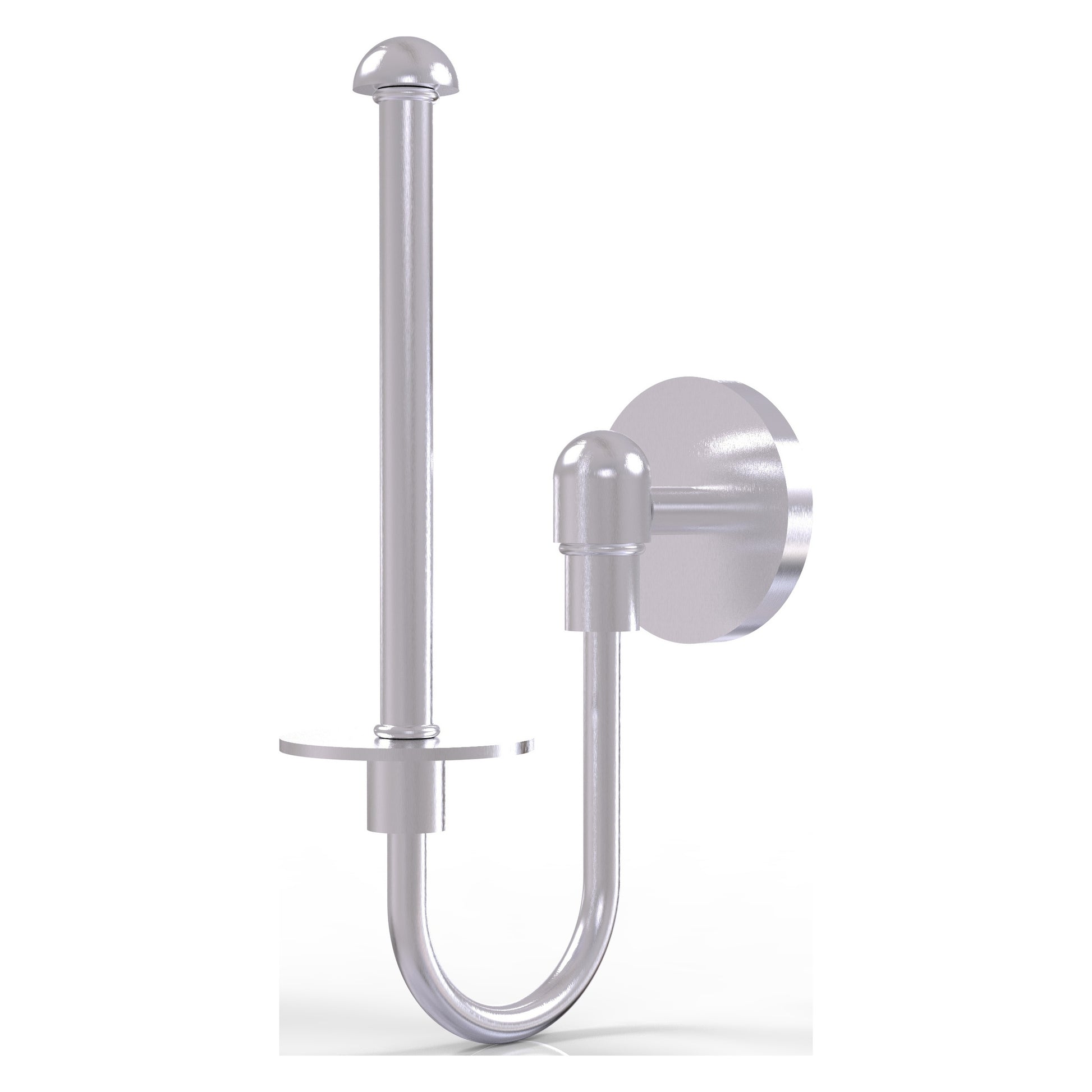 Allied Brass TA-24U-SCH Tango Satin Chrome Upright Toilet Tissue Holder
