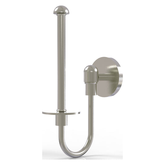 Allied Brass TA-24U-SN Tango Satin Nickel Upright Toilet Tissue Holder