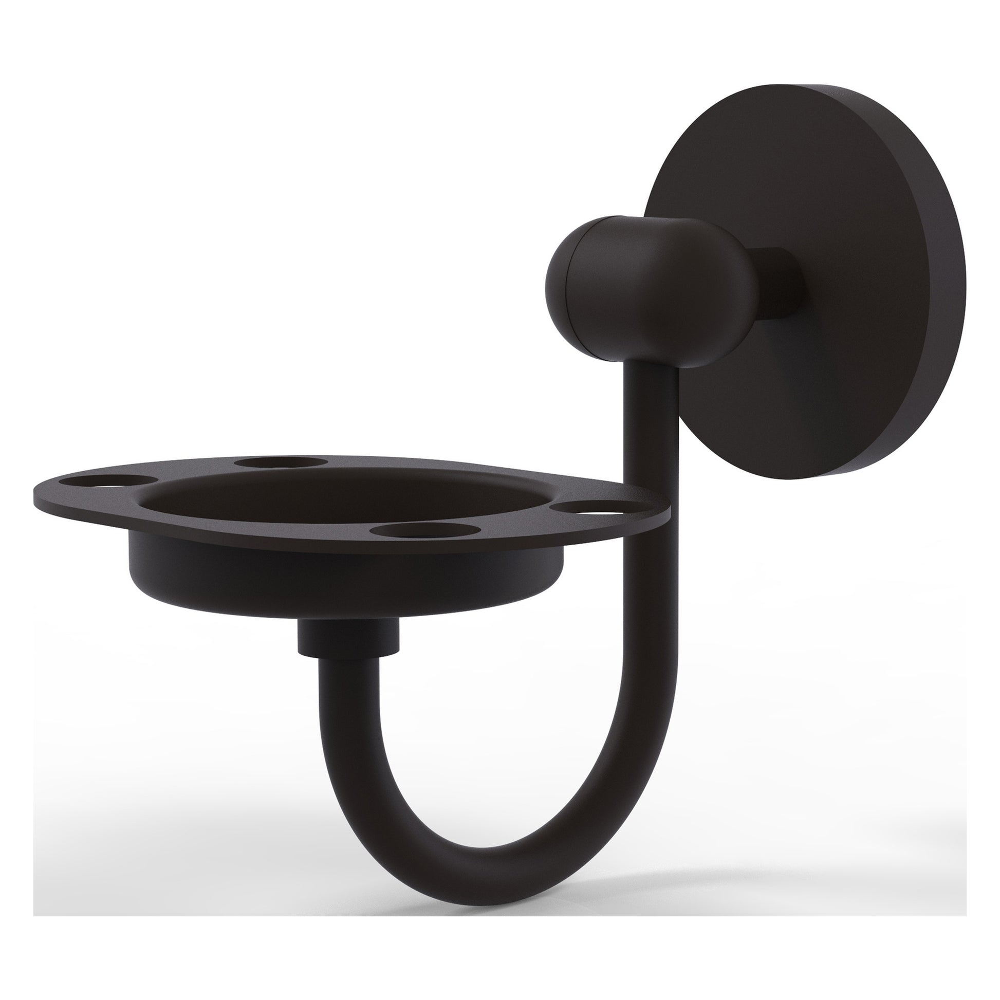 Allied Brass TA-26-ORB Tango Oil Rubbed Bronze Tumbler and Toothbrush Holder