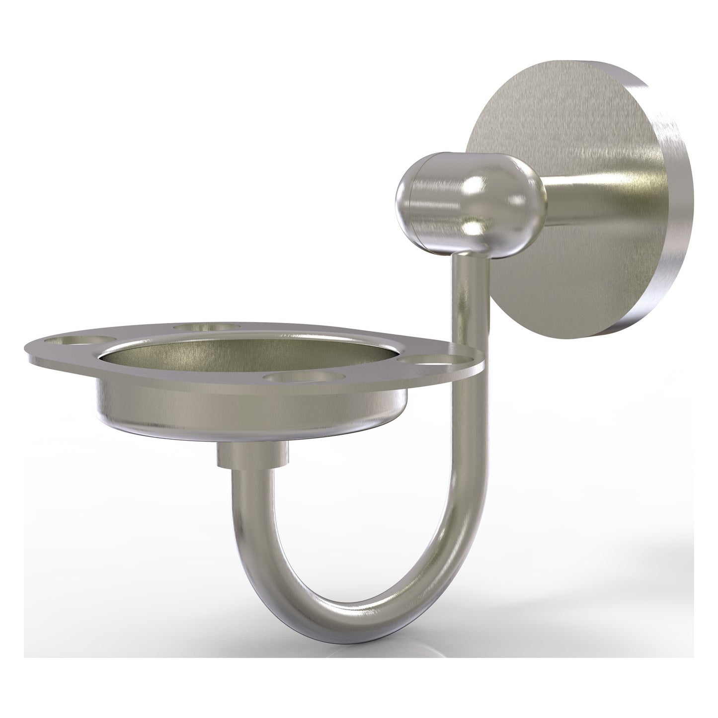 Allied Brass TA-26-SN Tango Satin Nickel Tumbler and Toothbrush Holder