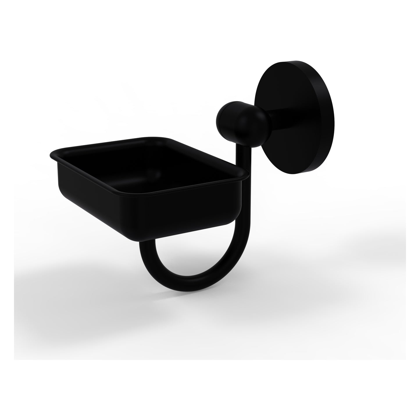 Allied Brass TA-32-BKM Tango Matte Black Wall Mounted Soap Dish
