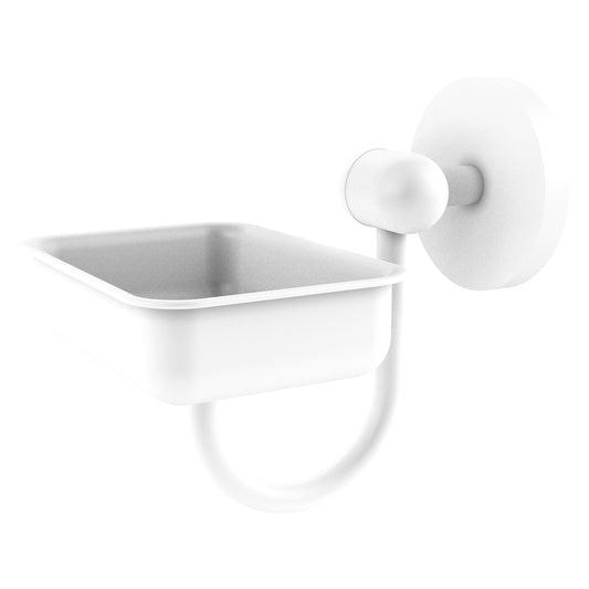 Allied Brass TA-32-WHM Tango Matte White Wall Mounted Soap Dish