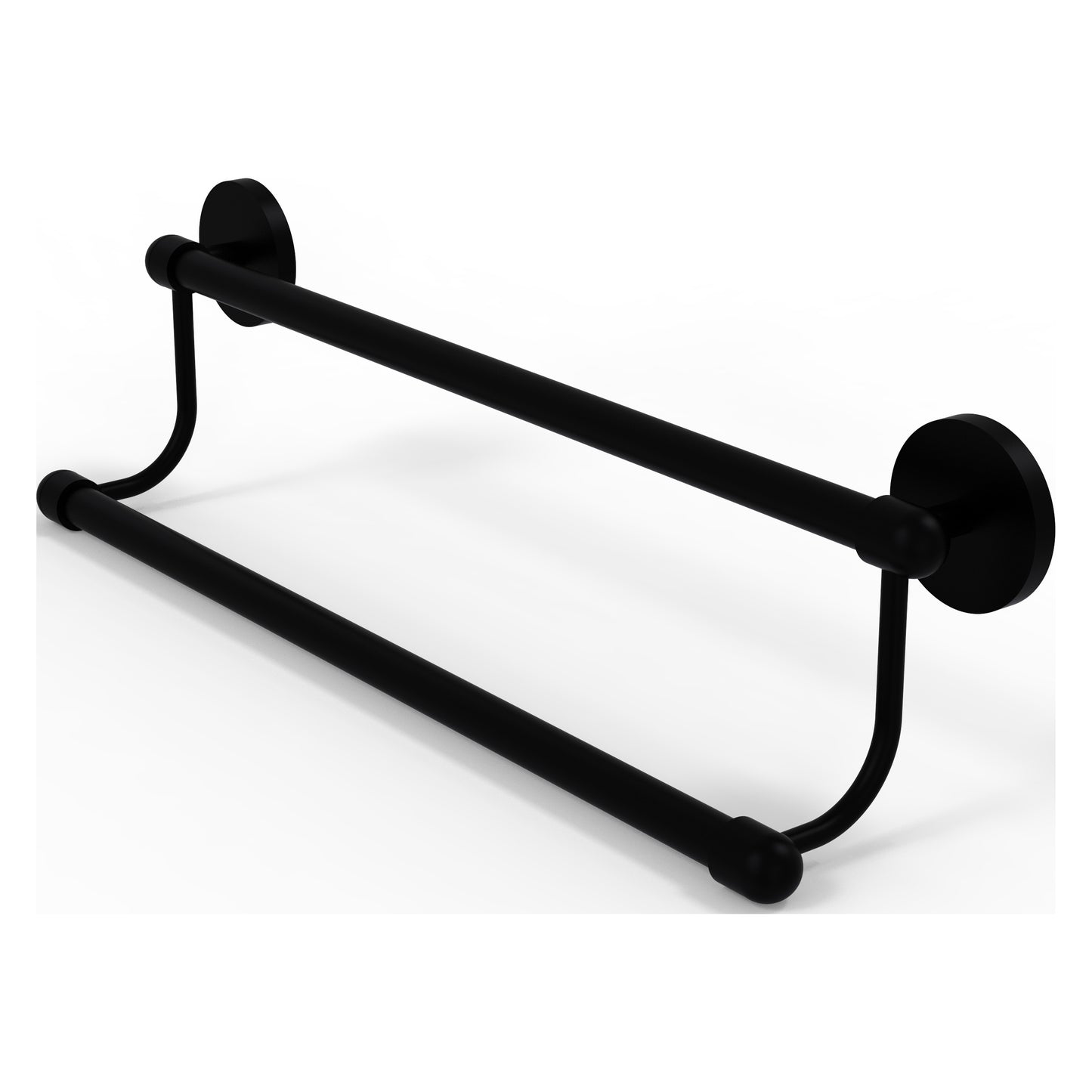 Allied Brass TA-72/24-BKM Tango 24" Matte Black Double Towel Bar