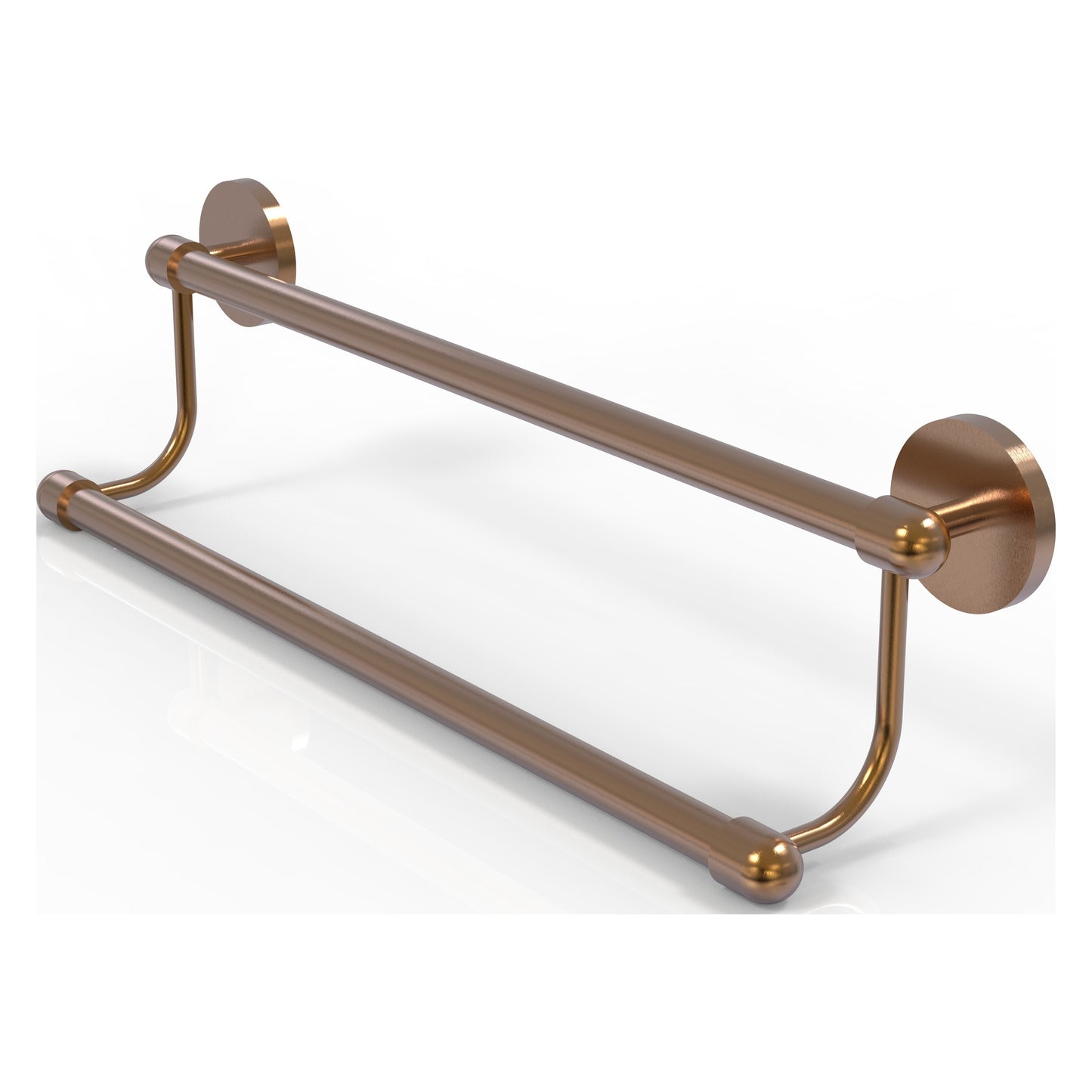 Allied Brass TA-72/36-BBR Tango 36" Brushed Bronze Double Towel Bar
