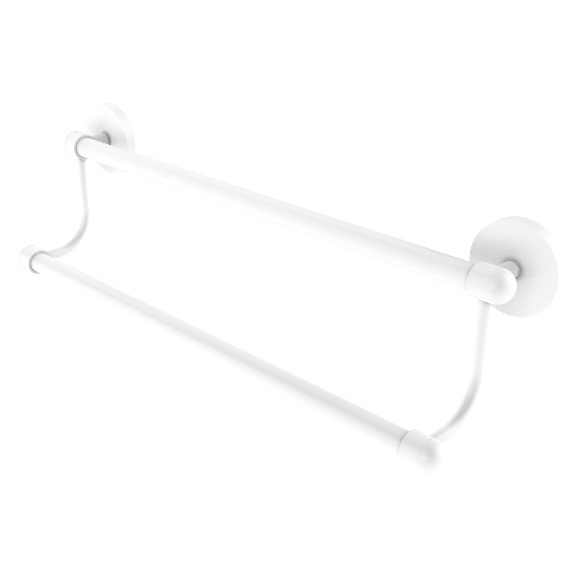 Allied Brass TA-72/36-WHM Tango 36" Matte White Double Towel Bar