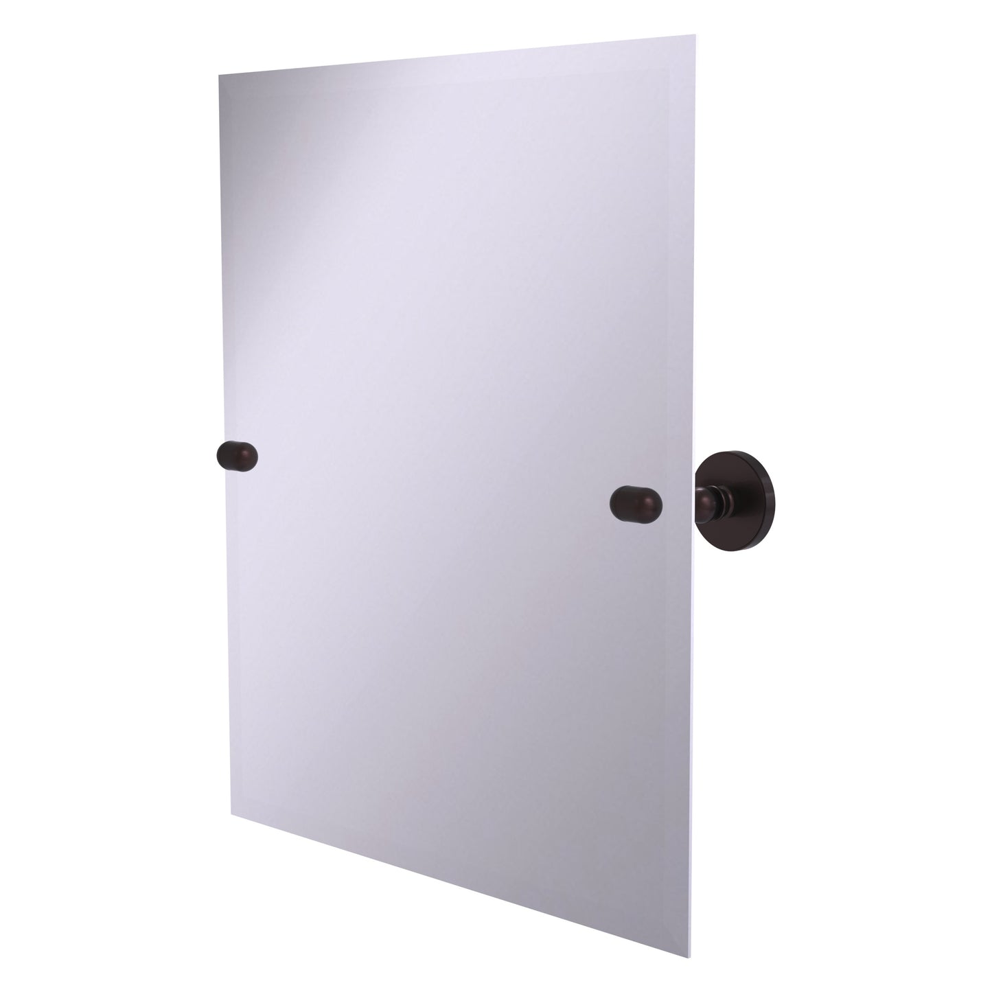 Allied Brass TA-92-ABZ Tango Antique Bronze Rectangular Frameless Tilt Wall Mirror With Beveled Edge