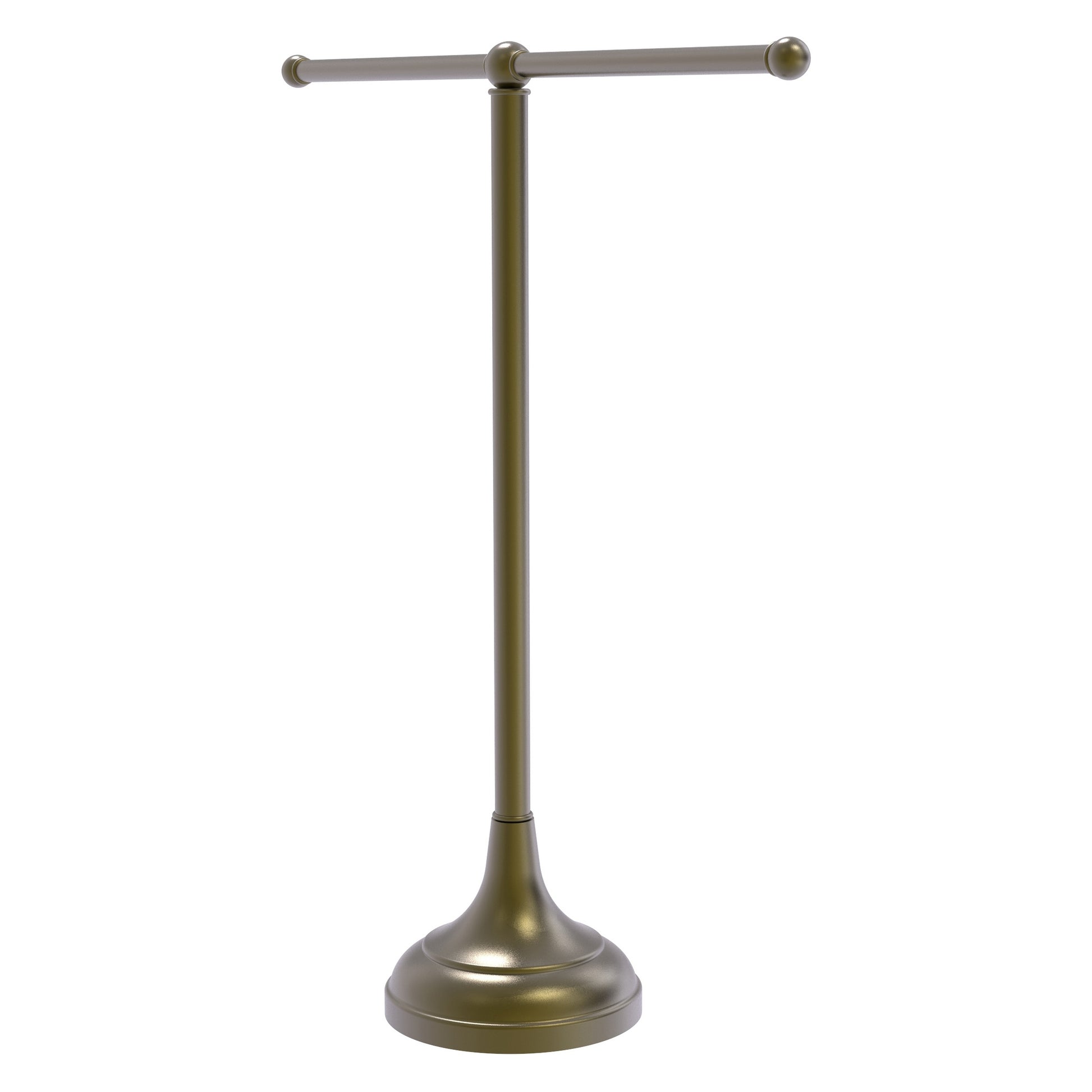 Allied Brass TB-10-ABZ 2-Arm Antique Bronze Freestanding Vanity Top Guest Towel Holder