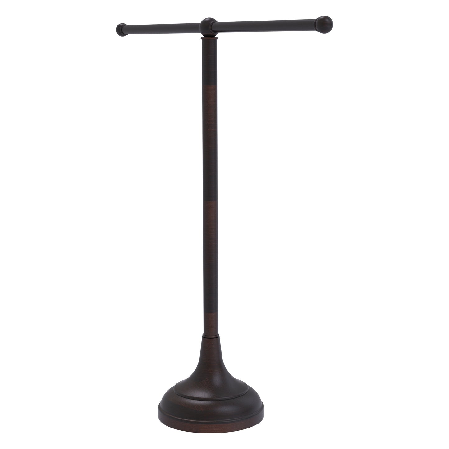Allied Brass TB-10-VB 2-Arm Venetian Bronze Freestanding Vanity Top Guest Towel Holder