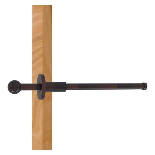 Allied Brass TD-23-VB Venetian Bronze Traditional Retractable Pullout Garment Rod