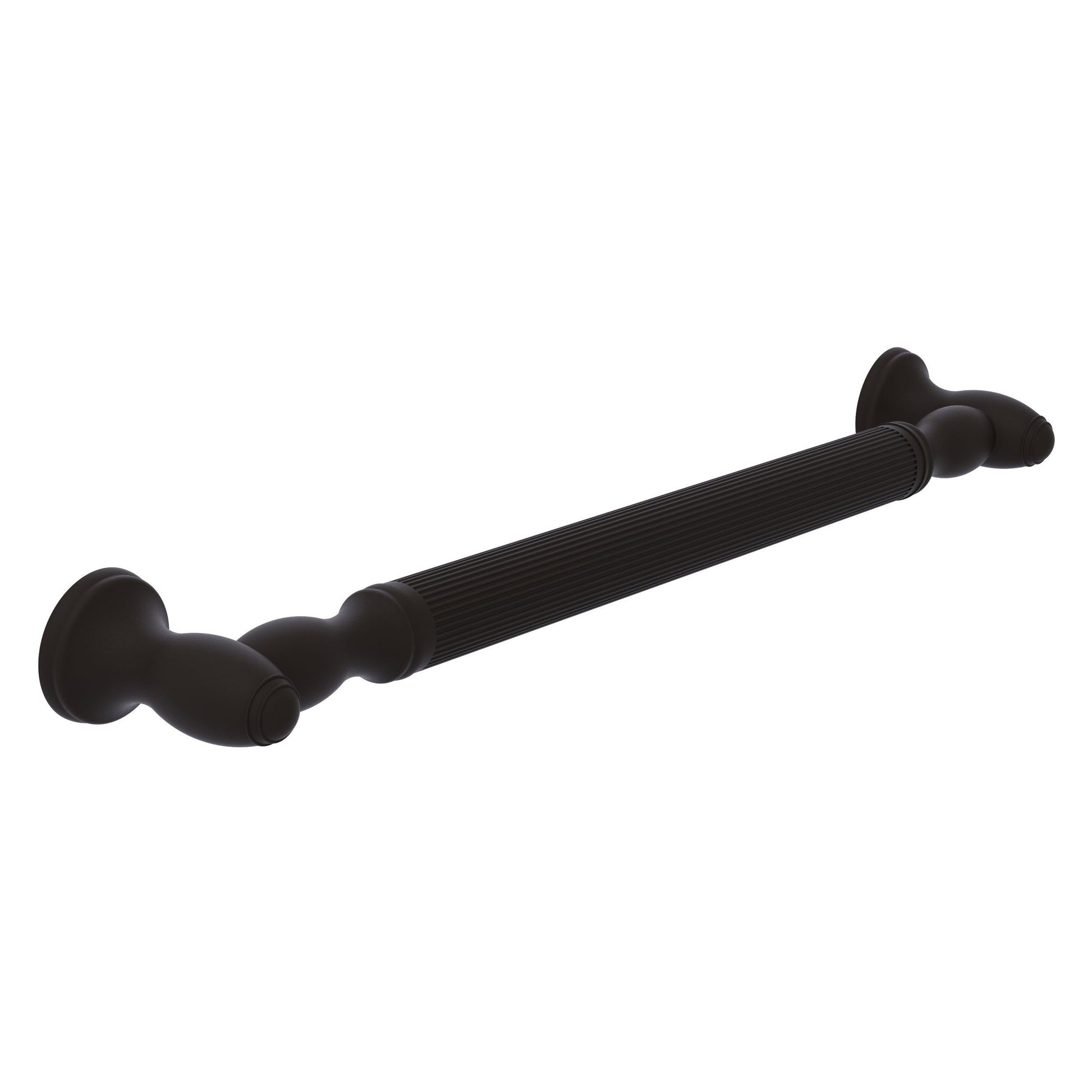 Allied Brass TD-GRR-16-ORB 16" Oil Rubbed Bronze Reeded Grab Bar