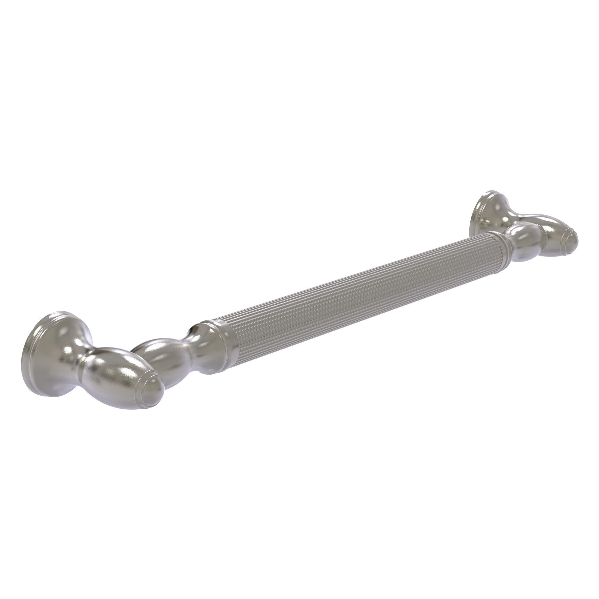 Allied Brass TD-GRR-16-SN 16" Satin Nickel Reeded Grab Bar