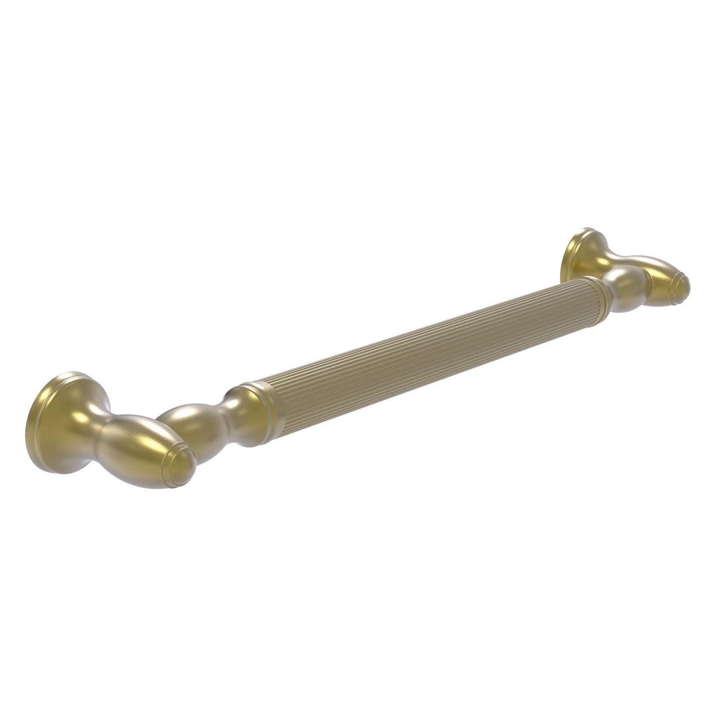 Allied Brass TD-GRR-24-SBR 24" Satin Brass Reeded Grab Bar