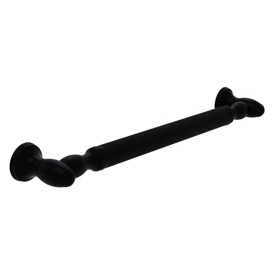 Allied Brass TD-GRR-36-BKM 36" Matte Black Reeded Grab Bar