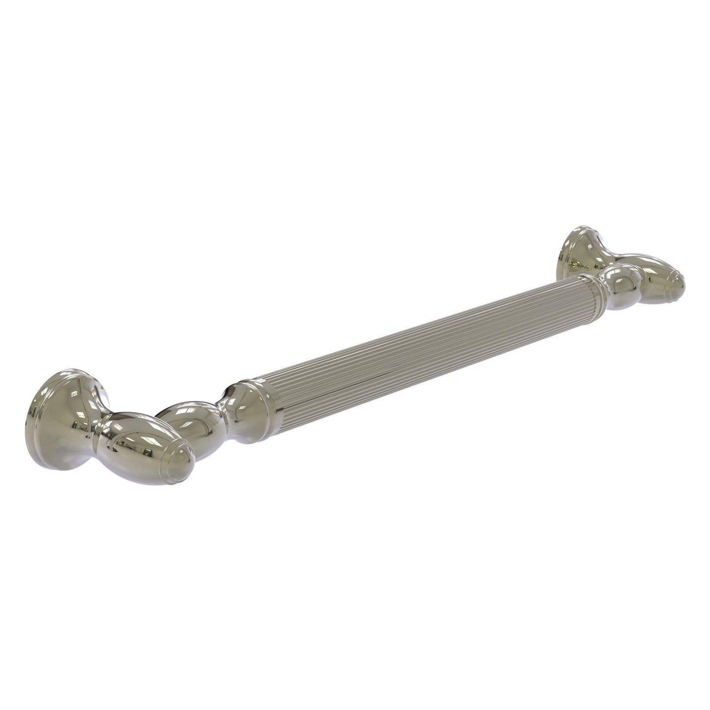 Allied Brass TD-GRR-36-PNI 36" Polished Nickel Reeded Grab Bar