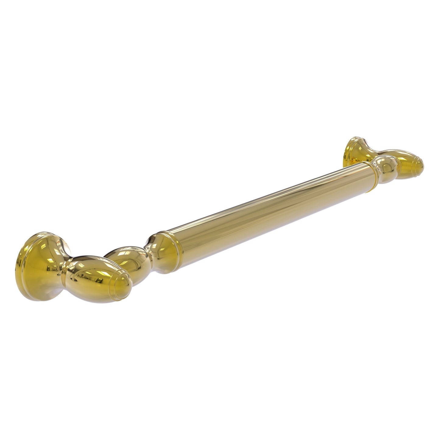 Allied Brass TD-GRS-36-PB 36" Polished Brass Smooth Grab Bar